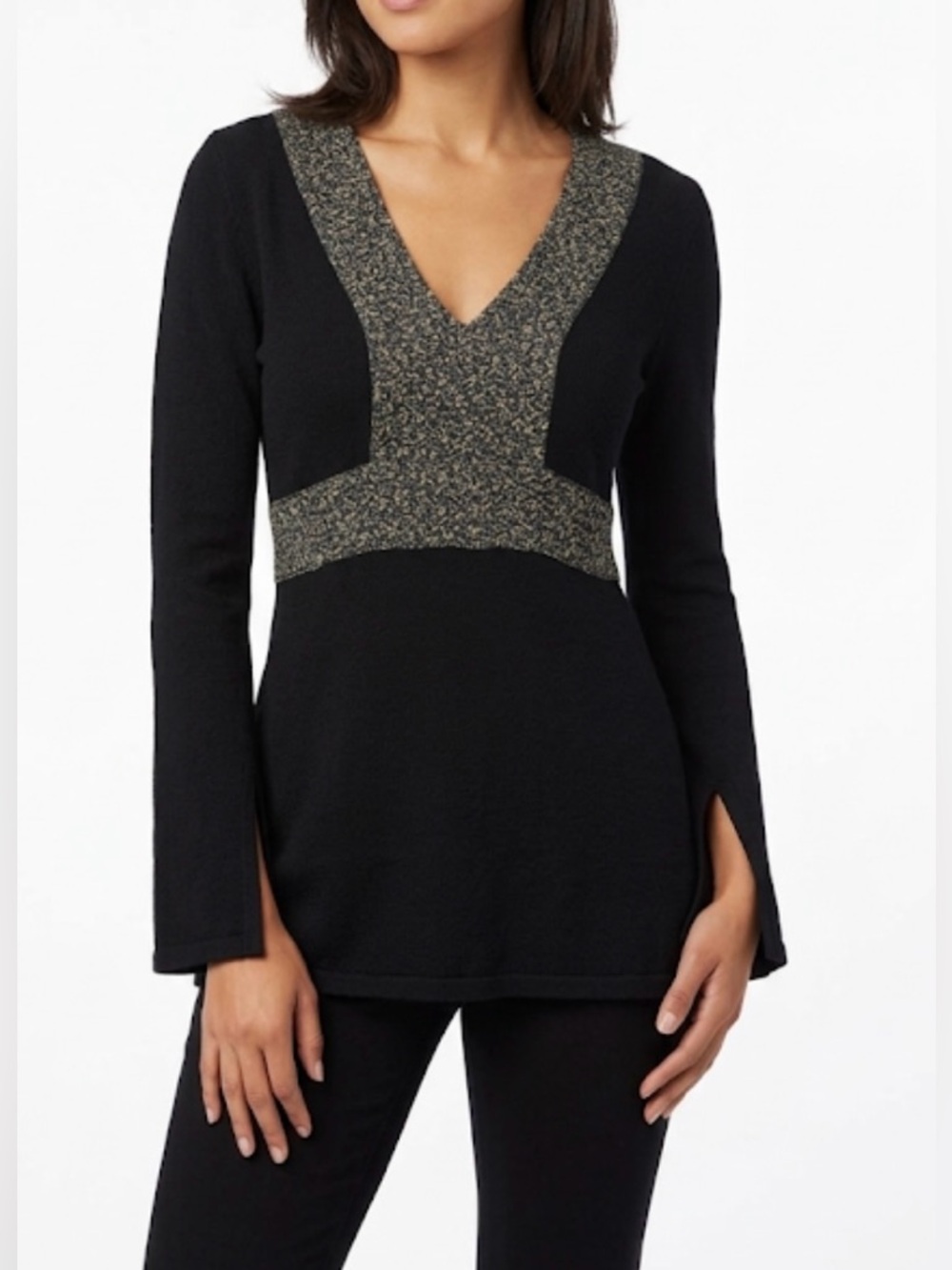 I.N.C. International Concepts Women’s Top Black Size P